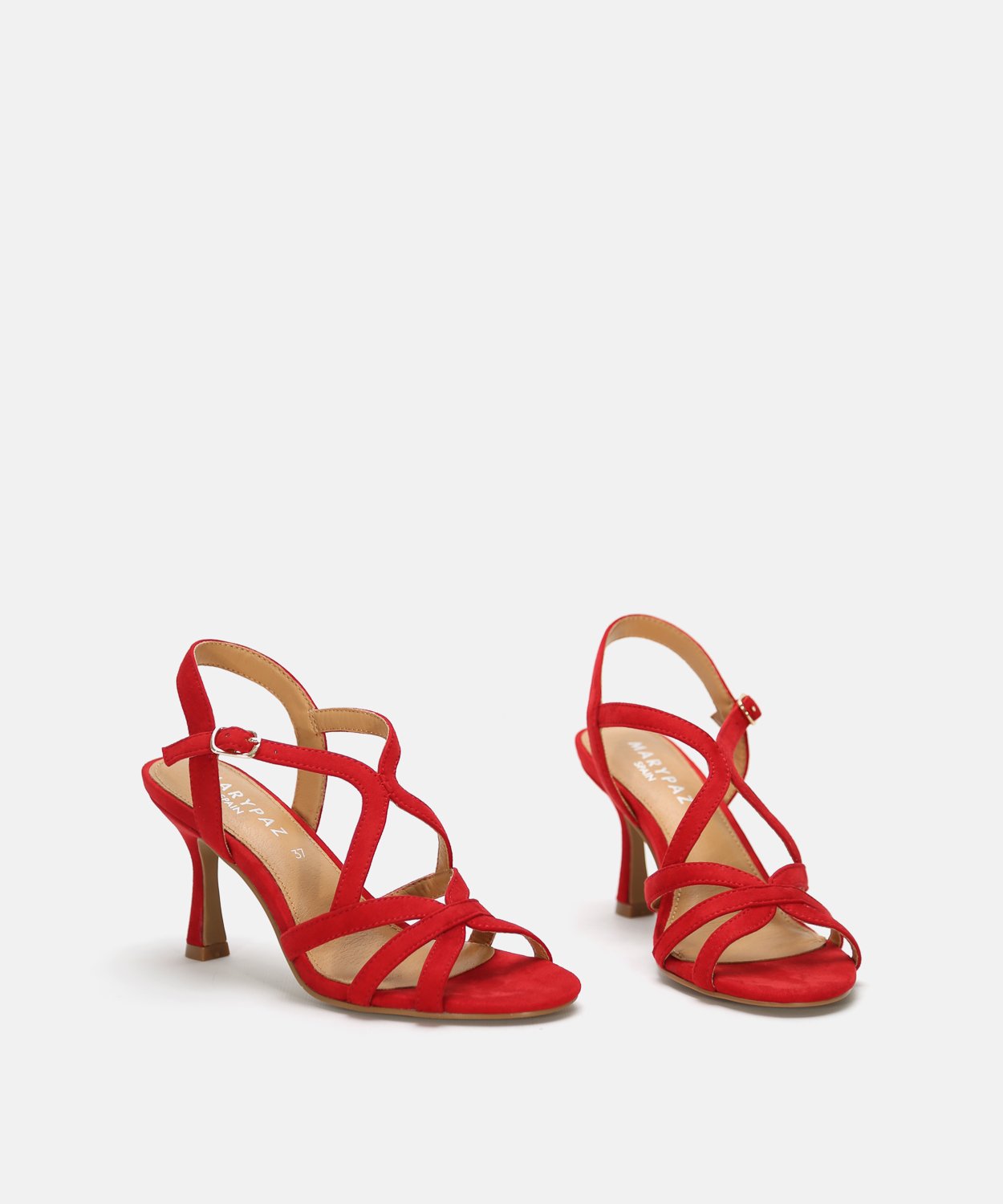 Sandalia tac&oacute;n tiras